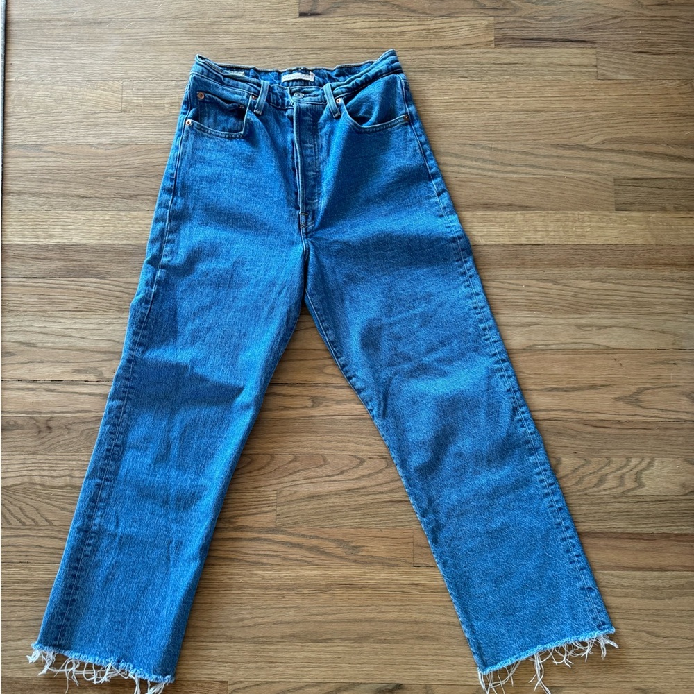 Levi’s ribcage straight ankle